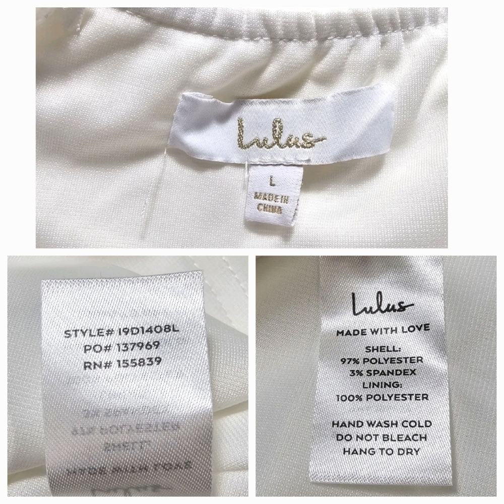 Lulus Made With Love White Sexy Elegant Strappy Back Large Mermaid Maxi Dress - Picture 12 of 12